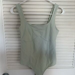 Abercrombie green tank bodysuit small